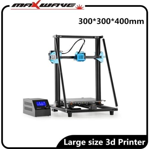 3D Upgrade CR-10 V2 Printer Size 300*300*400mm,BL touch Silent Mainboard Resume Printing with Mean well Power Supply