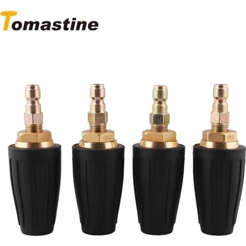 1/4 "High Pressure Washer Rotating Turbine Head Nozzle Nozzle 2.5-4 gal /min 3000PSI