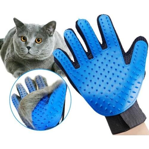 1Pcs Cat Simple Glove for Cats Wool Glove Pet Hair Deshedding Brush Comb Glove For Pet Dog Cleaning Massage Glove For Animal