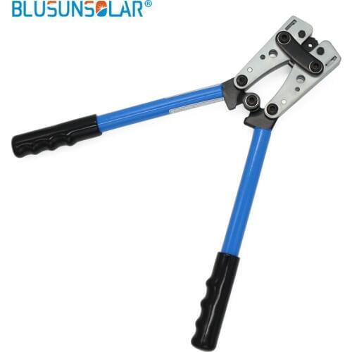 10sets/lot Hand Crimping Tool for 10mm2 Connector Solar Cable and Pin PV wire crimper Pliers For Solar Power System