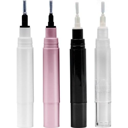 100Pcs 3ml 5ml Empty Twist Pens Cosmetic Container Lip Gloss Brush Applicators Eyelash Growth Liquid Tube