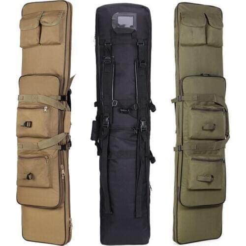 120cm 1.2M Heavy Duty Nylon Rifle Gun Case Tactical Gun Bag Sniper Shooting Airsoft Air Rifle Gun Holster Scope Shoulder Bag