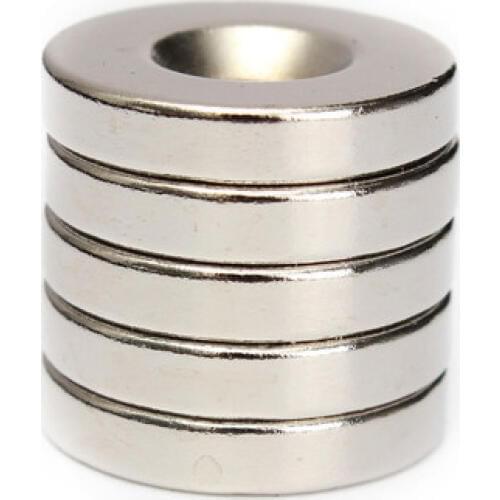 2015 Hot Sale Atacado Real Neodymium Magnets Imanes 10pcs/lot _ N50 20mmx4mm Strong Round Countersunk Ring 5mm Hole Rare Earth