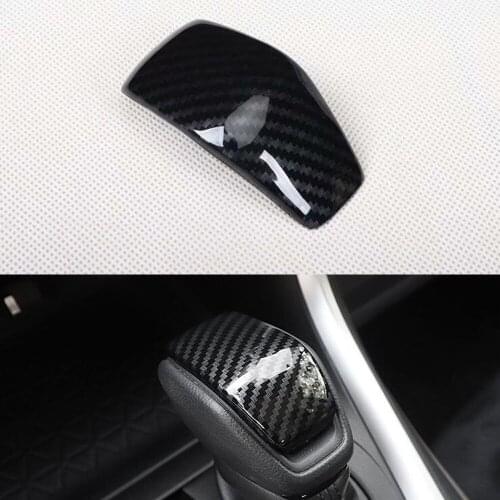 For Toyota RAV4 2020 Car Gear Shift Knob Head Cover Trim Sticker Interior ABS Auto Styling Molding