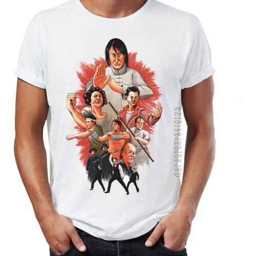 Brand New Mens T Shirt Kung Fu Hustle Artsy Awesome Artwork Printed Tee O Neck Cotton Fabric Basic Top T-shirts For Guys