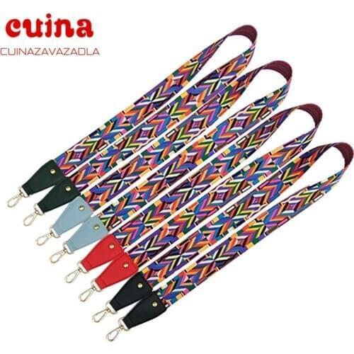 New High Quality Canvas Wide Shoulder Straps Fashion Leisure Bag Straps Lady Replacement Straps Handbag Women Bag Accessories