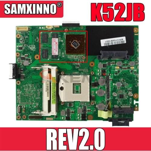 K52JB REV2.0 Laptop Motherboard For Asus A52J X52J K52J K52JR K52JE K52JC K52JU K52JB Mainboard test 100% OK