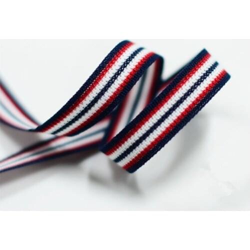 Kewgarden 10mm 1cm Cotton Knitting Stripe Satin Ribbons DIY Bow Accessories Ribbon Handmade Tape Riband 10y/lot