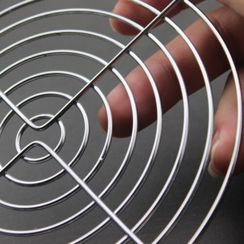 1pcs Gdstime 14cm Iron Net Stainless Steel Metal Fans Grill Net For 140mm x 140mm AC DC Fan Cover Filter