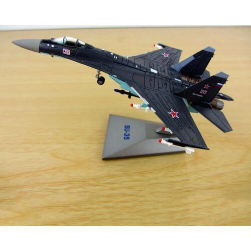 1:144 Soviet Union Navy Army Su 35 fighter aircraft Russia airplane models adult children gift toys for display show collections