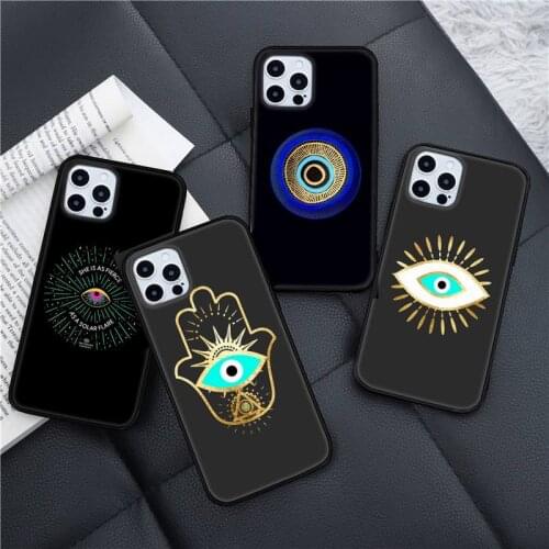 Fashion Evil eye Phone Case for iPhone 11 12 pro XS MAX 8 7 6 6S Plus X 5S SE 2020 XR mini