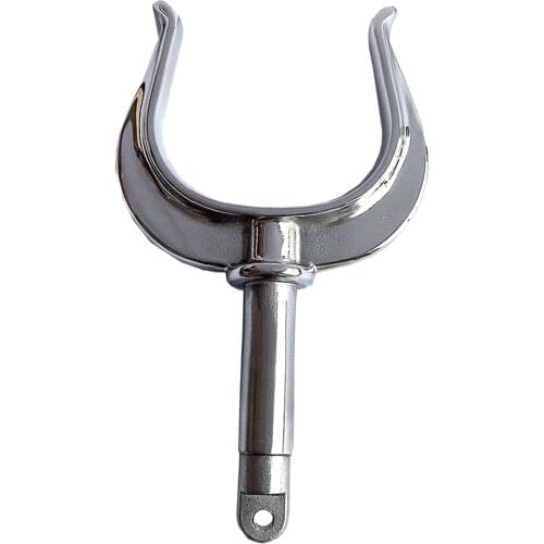 Marine Boat Stainless Steel Rowlock Side Mount Line Oarlock Socket for Marine Yacht Accessories,tough and resistant to corrosion