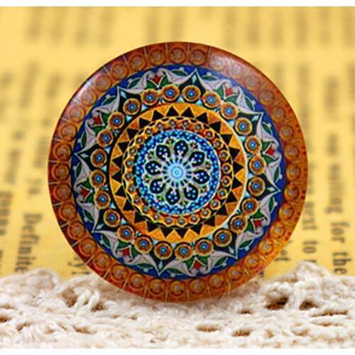 New Fashion 5pcs/Lot 25mm Handmade Photo Glass Cabochons F4-14