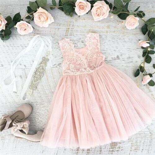 Little Girls Ceremonies Summer Dress Baby Childrens Clothing Tutu Kids Dresses for Girls Wedding Party Gown Vestidos Robe Fille