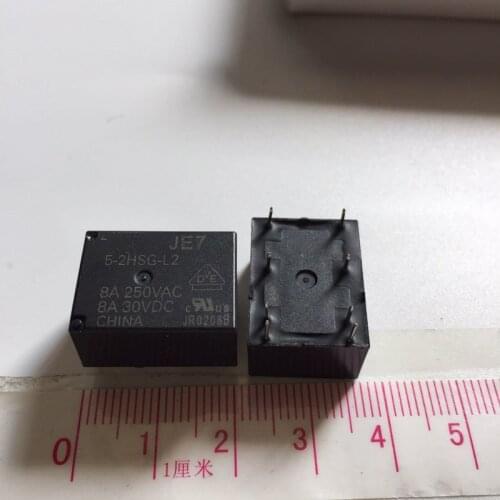 2Pcs/Lot 5-2HSG-L2 JE7/5 JE7/5-2HSG-L2 8 Relay