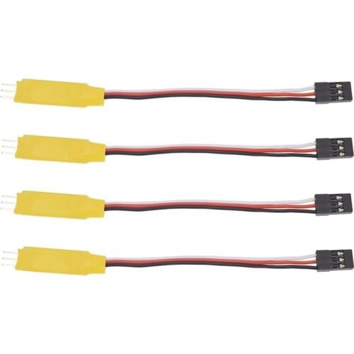 4PCS 90 to 180 Degree Servo Expander Increase Steering Gear Angle Extender 3.6-16V Spare Parts for RC Boat Robot Arm