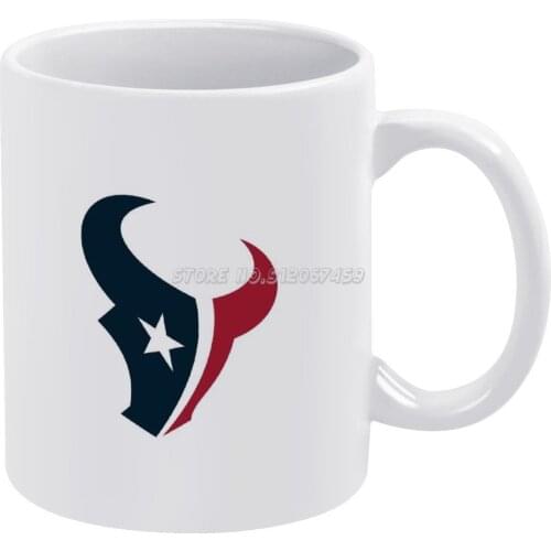 Texans Houston Coffee Mugs 330ml Creative Travel Mug and Cup Office Drinkware Mugs Tazza Houston Usa Us Football Sports Top Firs
