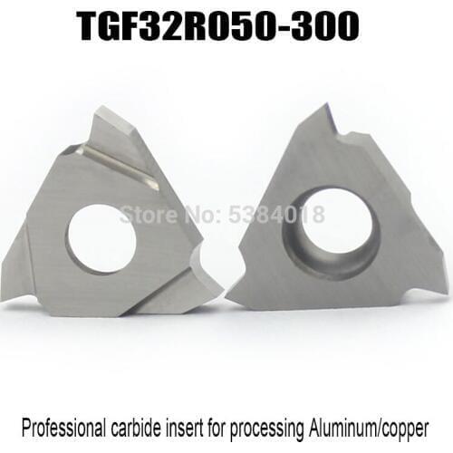TGF32R050 to 300 cnc machine cutter carbide inserts Turning cutting tools insert blade for Aluminum and copper