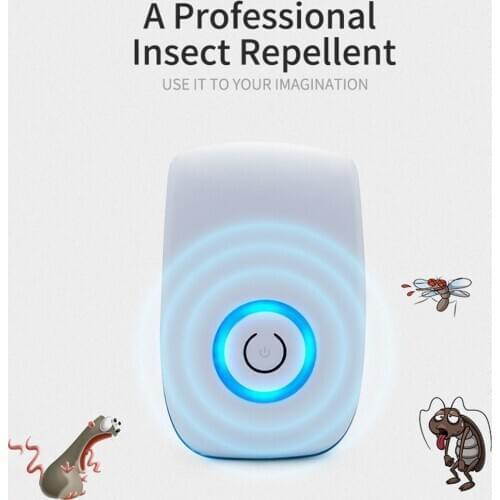 4pcs Ultrasonic Pest Repeller Reject Pest Electronic Repellent Device Anti Mosquito Insect Rejector Pest Control