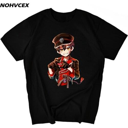 Funny Toilet-Bound Hanako-Kun T Shirt Short Sleeved Soft Cotton T-Shirt Anime Manga Jibaku Shounen Hanako Kun Tee Tops