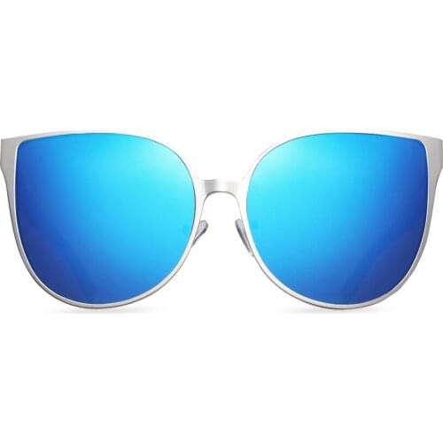 Time100 2021 women fashion sunglasses cat eyes blue free style Driving holiday sunglass new arrival Sun protection trend acces