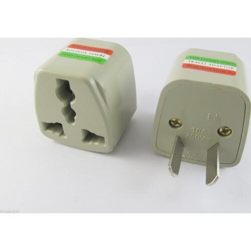 10pcs 250V 10A Universal US UK EURO TO AU Travel Wall AC Power Plug Adapter Converter