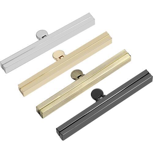 10PCS Purse Wallet Frame Bar Edge Strip Clasp for Wallet Making DIY Bags Bar Shape Purse Frame Coin Purse Handbag Accessories