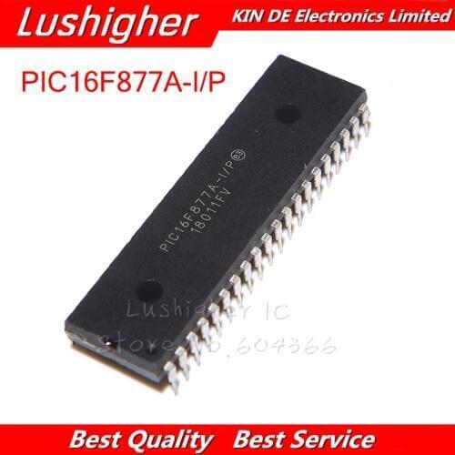 2PCS PIC16F877A-I/P DIP PIC16F877A DIP40 16F877 New Original