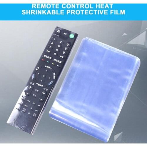25*8cm/25*6cm 10pcs Home TV Air Conditioner Remote Control Cover Film Dustproof Transparent Heat Film Protective Dust Bag