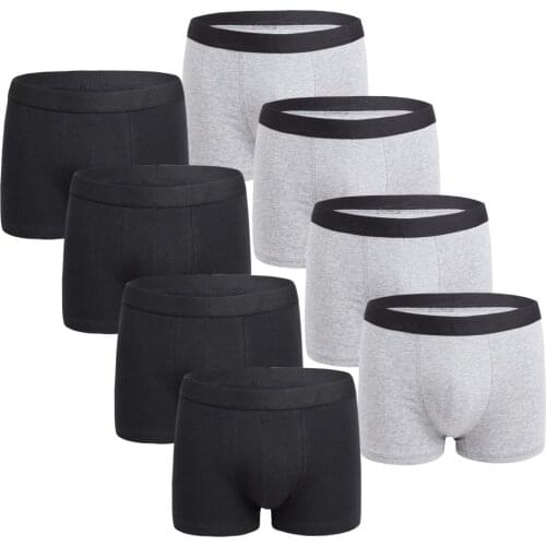 8pcs/LOT Wholesale Sexy Fashion brand Boxers briefs MAN UNDERWEAR FOR MAN TRUNK Mens panties SET