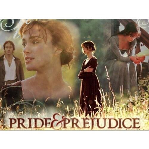 5d Diamond Painting Pride and Prejudice poster Full Square /round Diamond Mosaic Diamond Embroidery Rhinestones Picture WG1980