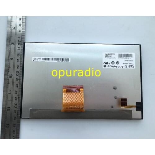 Free shipping 100% Brand New Original 8.0" TFT LCD Digitizer LA080WV2(TD)(01) LCD Screen For Toyota Highlander (2014-2015) RAV4