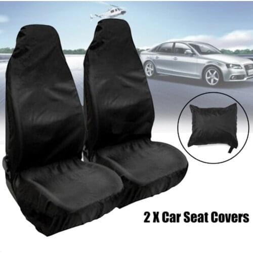 2PCS Car Front Seat Protector Cover Waterproof Auto Seat Covers Heavy Duty Universal Car Seat Cover Breathable Cushion Protector