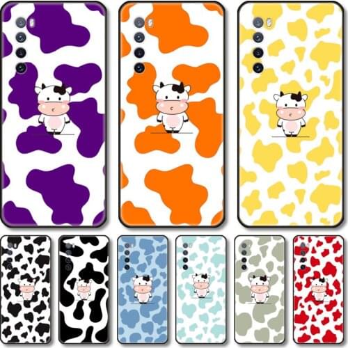 Lovely cows Phone Case For Huawei Nova 2 3 4 5 6 7 8 SE i E Pro Lite black cell shell