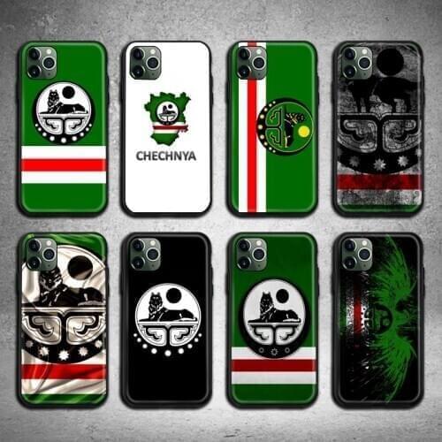 Chechnya National Flag Phone Case for iphone 12 pro max 11 pro XS MAX 8 7 6 6S Plus X 5S SE 2020 XR case