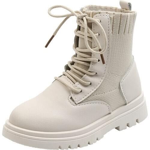 CNFSNJ Girls fashion Shoes New Children Martin boots Baby boy autumn Winter Warm Shoes for Children Sneakers Kids Shoes 26-37