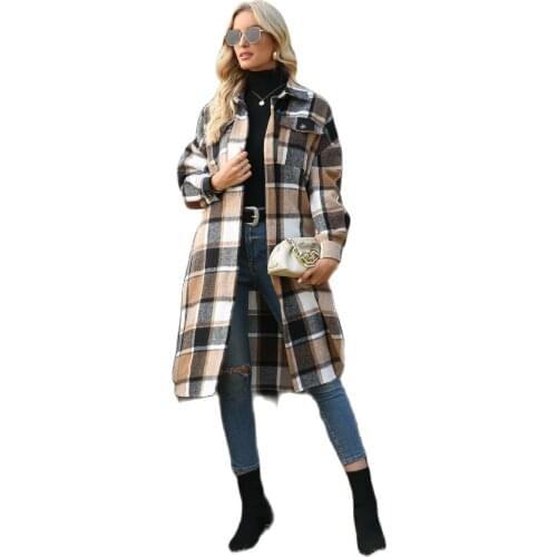 Женские шерстяные пальто IOWBFNYS China At AliExpress