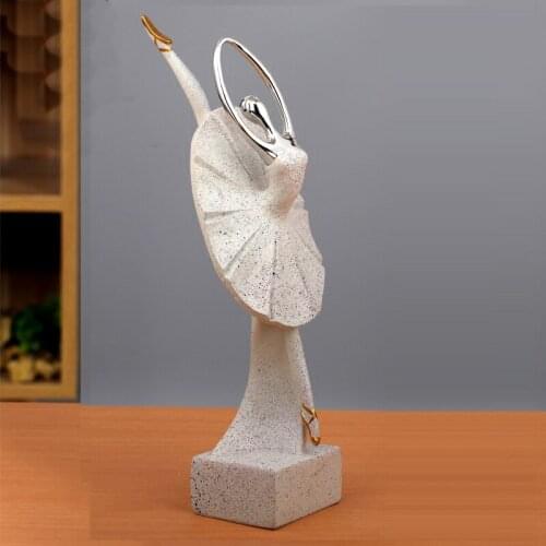 Exquisite Ballerina girl resin decoration sculpture Creative abstract art girl home furnishings