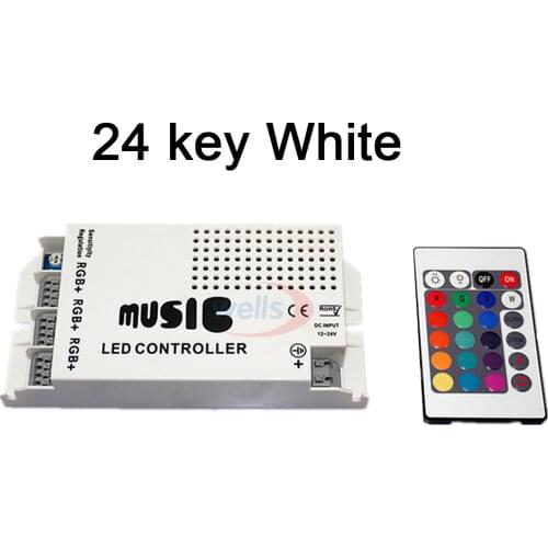 Music Sound LED Controller 3 CH 24key IR Remote music RGB controller DC12V-24V For Led Strip light