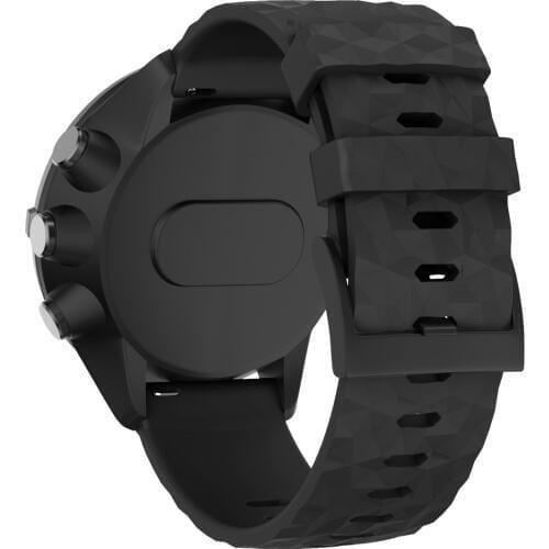 EiEuuk 24mm Soft Silicone Strap Replacement Wristband Compatible with Suunto 9/9 Baro Copper Watch Band