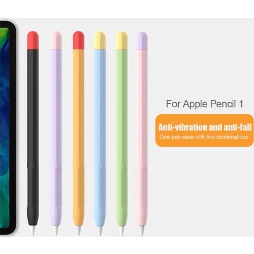 Soft Silicone Protective Case for Apple Pencil Gen 1/2 Tablet Touch Stylus Pen Protective Cover Pouch Portable Silicone Sleeve