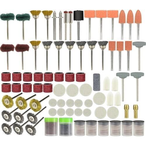 Rotary Tool Accessories Kit 327pcs 1/8''(3.175mm) Shank Sanding Polishing Grinding Tool Set for Dremel Rotary Tools