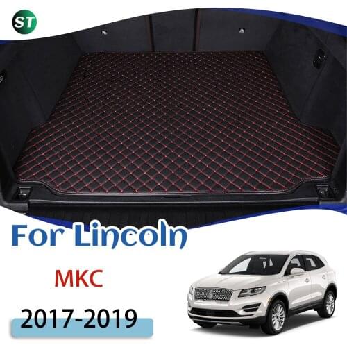 Trunk Floor Mat For Lincoln MKC 2017 2018 2019 Car Trunk Mat Rear Trunk Floor Mat Tray Carpet Cargo Liner floor mat Accessories