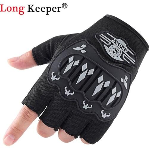2021 New Cycling Anti-slip Anti-sweat Men Women Half Finger Gloves Breathable Anti-shock Sports Gloves Bike Bicycle Glove