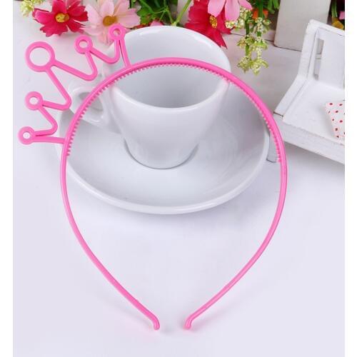 Kids girls Plastic Crown Bowknot hair band accessories for girl hairband headbands headwear head bands ornament headdress turban