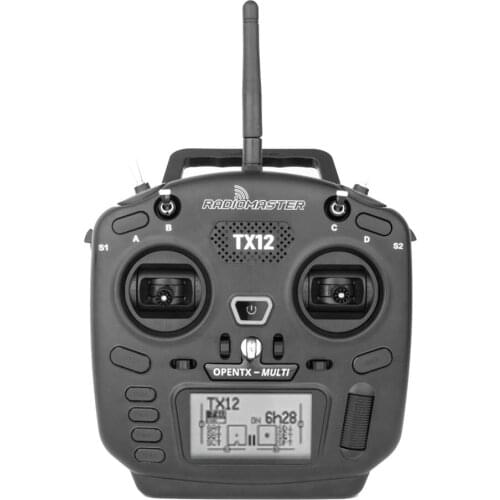 Radiomaster TX12 16CH OpenTX Multi-módulo Digital Compatible transmisor de Radio con R168 TBS fuego cruzado MICRO TX V2 Control