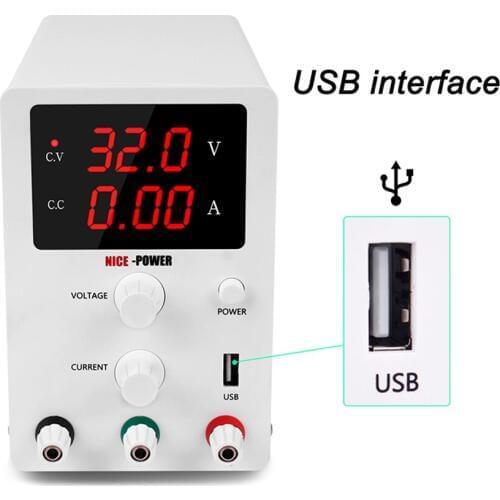 30V 10A variable Digital DC Switching Lab USB Power Supply Adjusrable Laboratory 60V 5A Voltage Regulators For Phone Repair