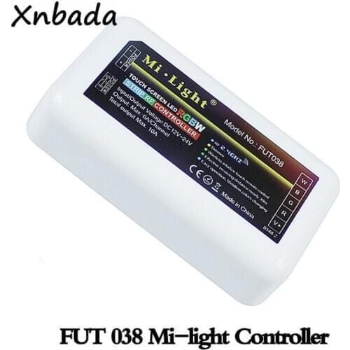 Milight MiBoxer FUT038 RGB RGBW Led Controller RF RGB RGBW RGBWW/CCT Touch/Button Remote Control