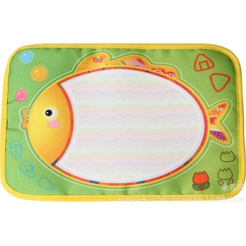 Explosive Water Canvas, Fish-shaped Painting Blanket, Washable Multifunctional Canvas, Childrens Water Writing Canvas Toy