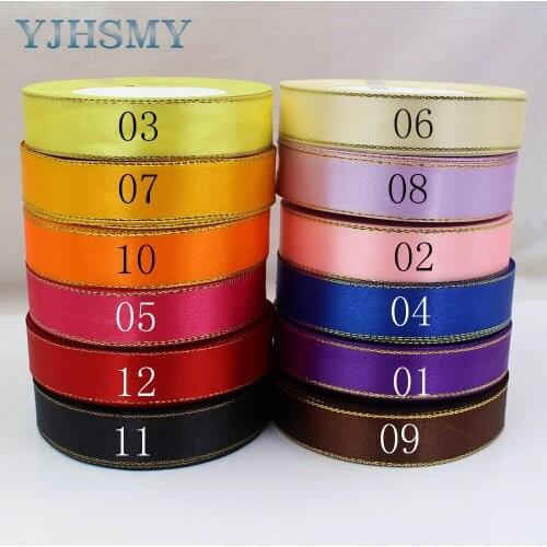 YJHSMY 1710231 20mm 12 color can choose 25 Yards Silk Satin Ribbon Wedding decorative ribbons gift wrap DIY handmade materials